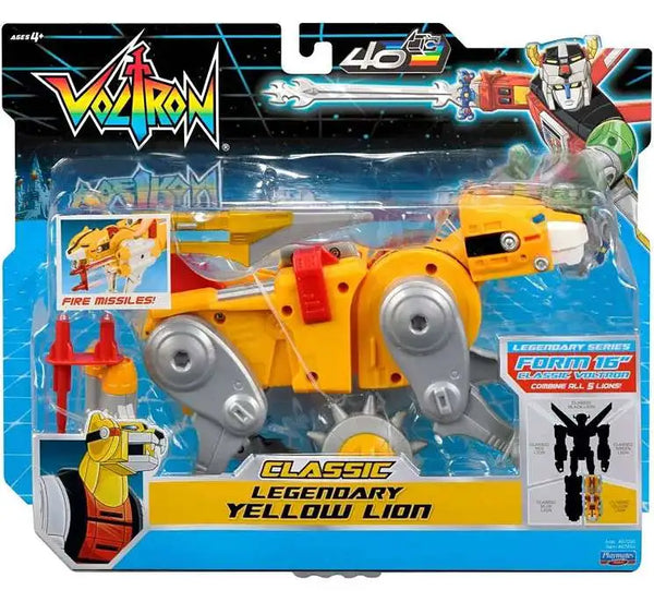 Voltron CLASSIC Legendary Yellow Lion Combinable Action Figure [40th Anniversary]