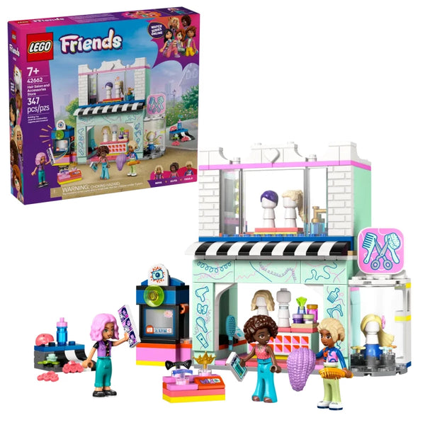 LEGO Friends Hair Salon and Accessories Store Set 42662 – Fun Fashion Play for Creative Young Stylists