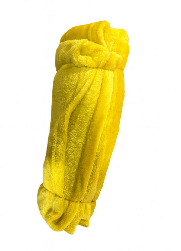 SOFTEXLY Cotton Muslin Blankets 4-Layer Blue Blankets for Bed Couch,Thermal Blanket for Adults Lightweight Soft Breathable Throw Blanket for All Season Gauze Blanket(50"x 60",Yellow)