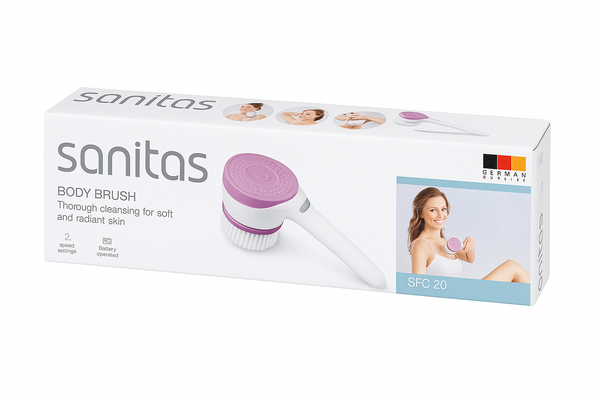 Sanitas Body Brush With Handle SFC20 Battery Operated