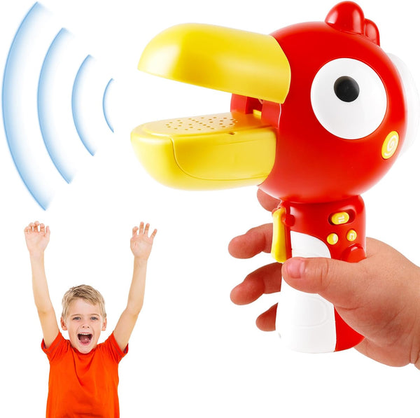 3-IN-1 Voice Changer for Kids, Cartoon Bird Voice Changing Device for Boys & Girls Voice Changer Toy