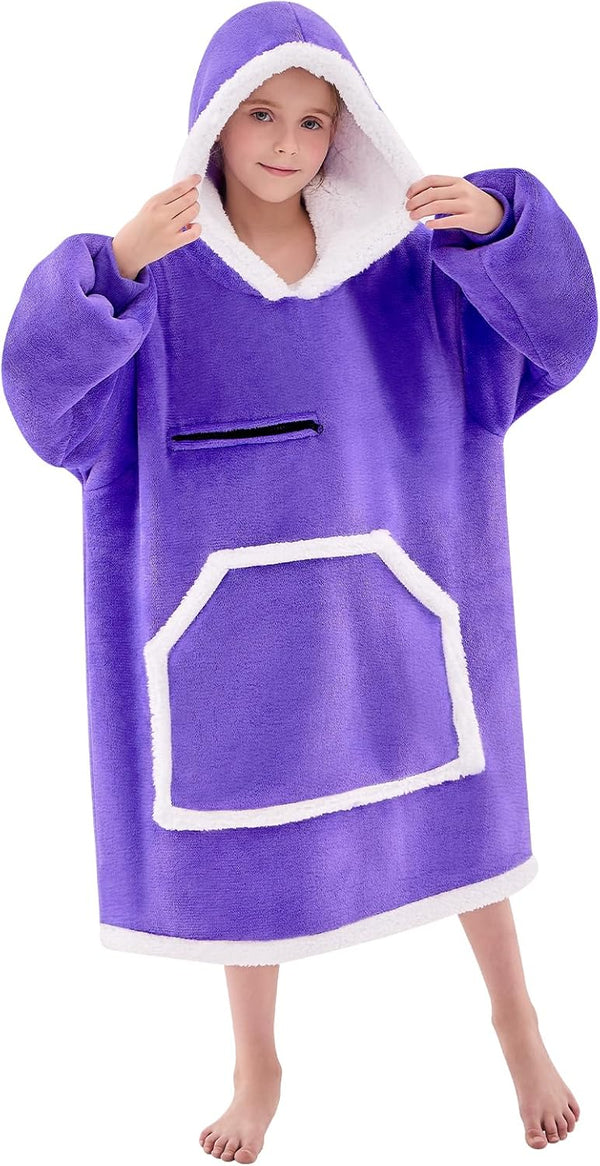 IFNOW Wearable Blanket Hoodie For Kids