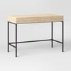 Loring Wood Writing Desk with Drawers and Charging Station - Threshold™
