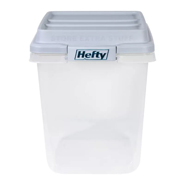 Slim Clear Plastic Storage Bin (18-qt)
