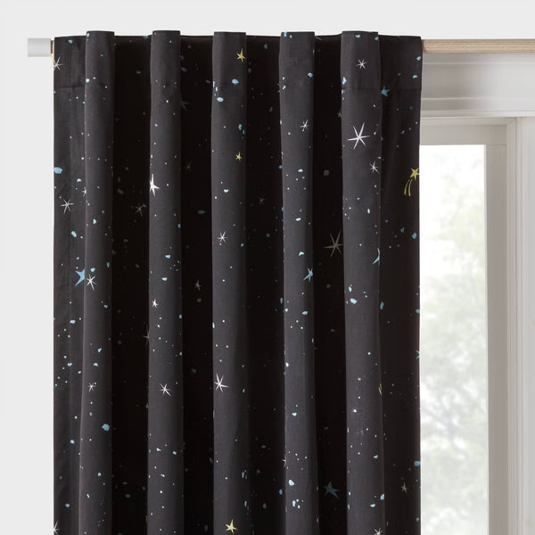 42"W x 84"L Space Kid's Blackout Window Curtain Panel - Pillowfort