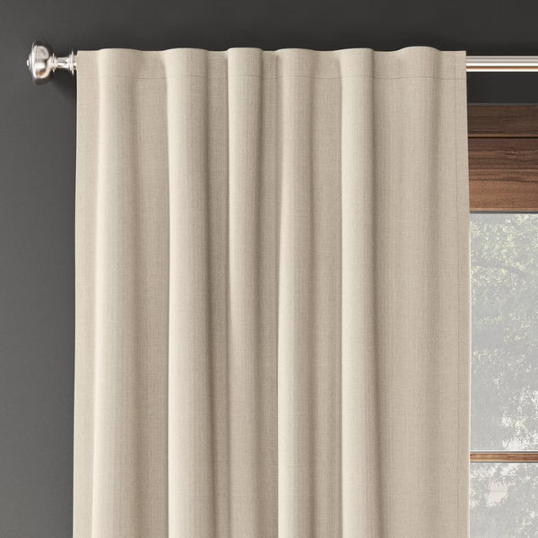 2pk 50"x84" Blackout Aruba Curtain Panels Off White - Threshold™: Recycled Polyester, OEKO-TEX Certified, Indoor Drapes