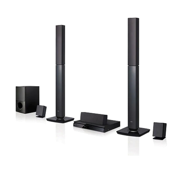 1000W 5.1Ch Wireless Home Theater System – Bluetooth, HDMI, USB, Full HD Upscaling